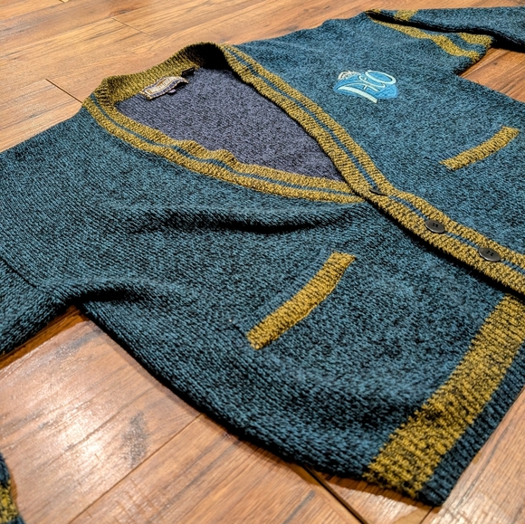 1980s Ugly Grandpa Sweater Cardigan - Picture 2 of 6